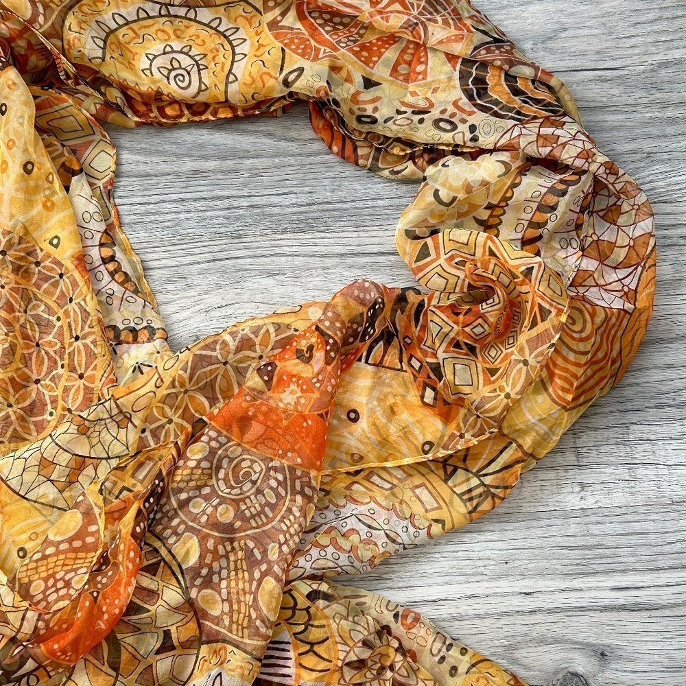 Shades of Yellow Accessory Scarf